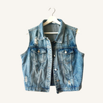 Load image into Gallery viewer, Stella Denim on Denim Vest
