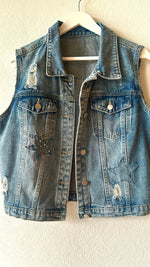 Load image into Gallery viewer, Stella Denim on Denim Vest
