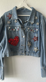 Load image into Gallery viewer, One of a Kind Jean jacket
