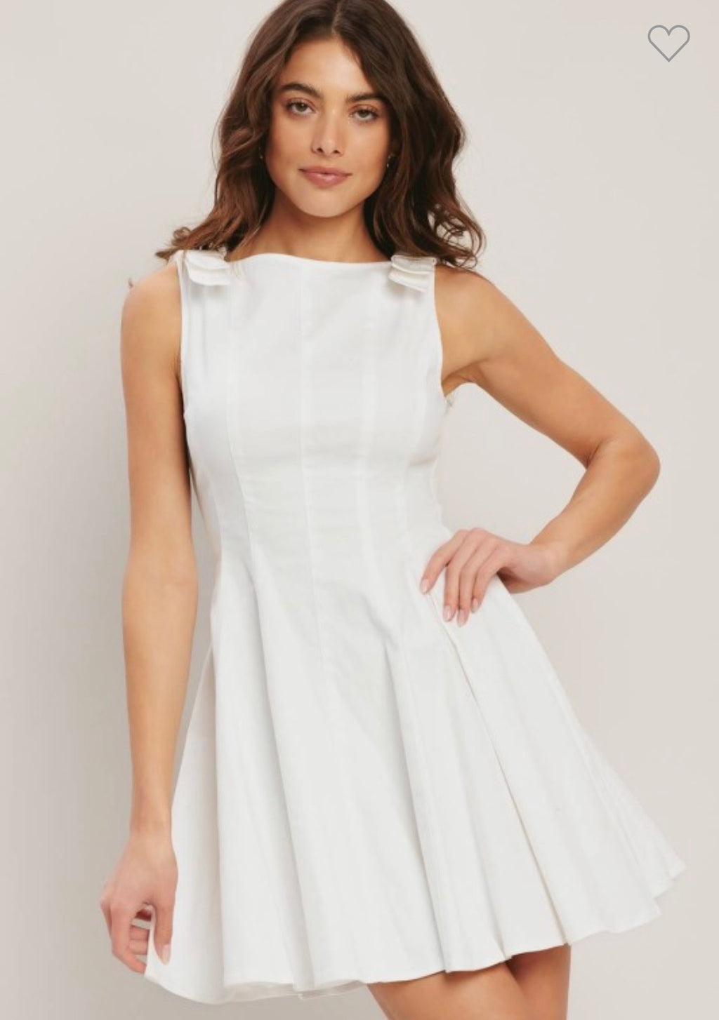 White Denim Dress