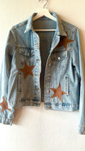 Stella Leather Jean Jacket
