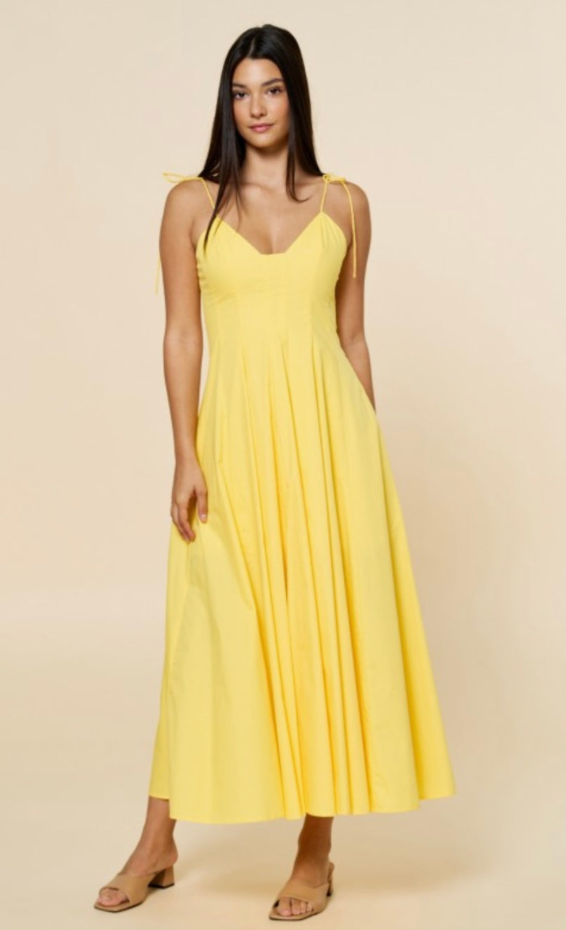 Fit and flare maxi dress