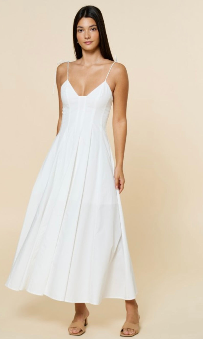 Fit and flare maxi dress