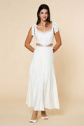 Summer Cut Out White Dress