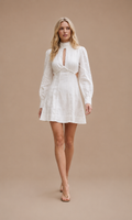 White Wisper Mini Dress