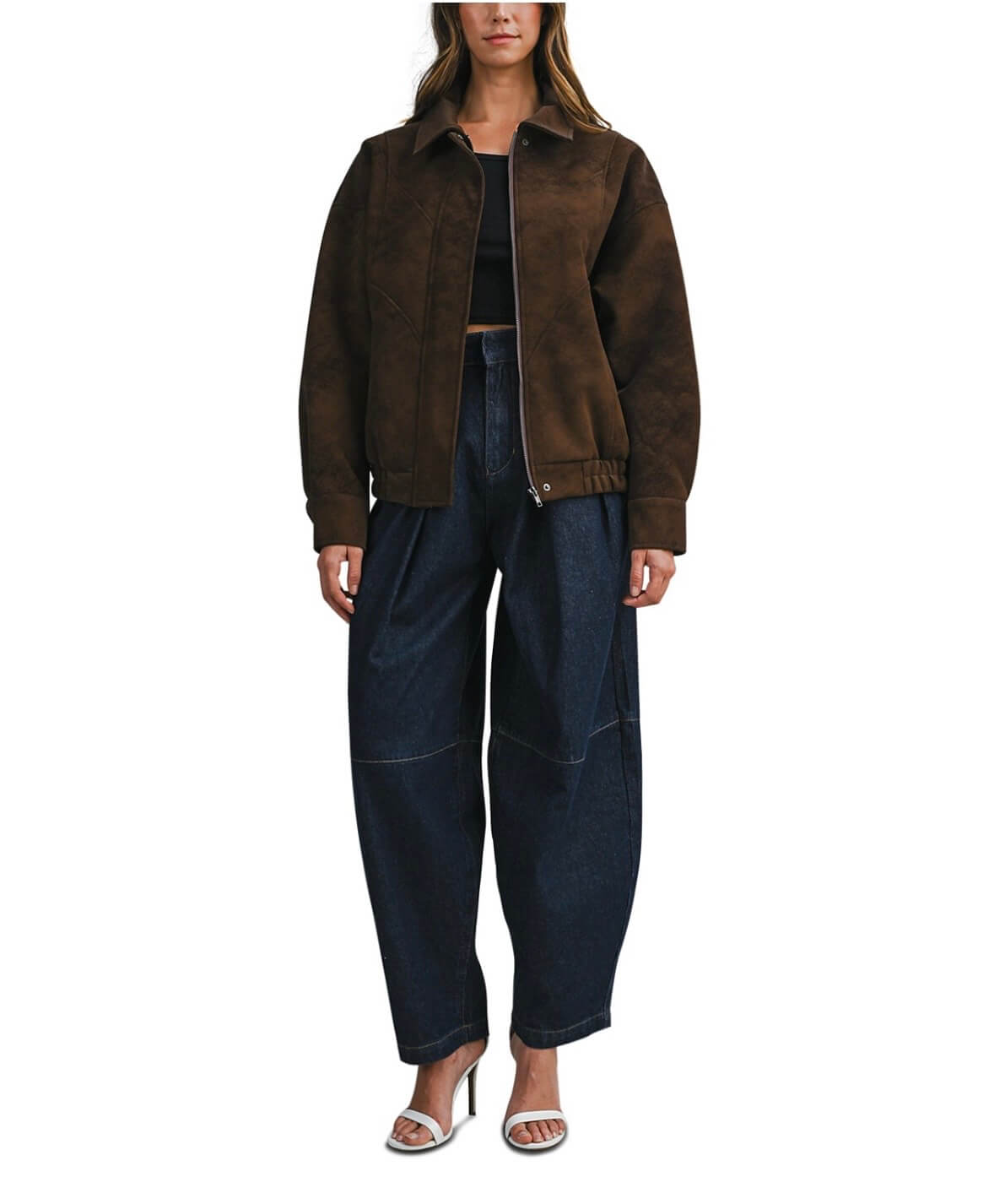 Mocha Bomber Jacket
