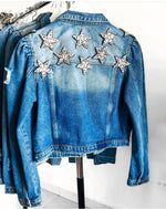 Load image into Gallery viewer, Rockstar Jean Jacket
