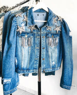 Load image into Gallery viewer, Rockstar Jean Jacket
